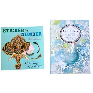 🔥50% Off For A Limited Time🔥 Calming Creatures Sticker and Colouring Book